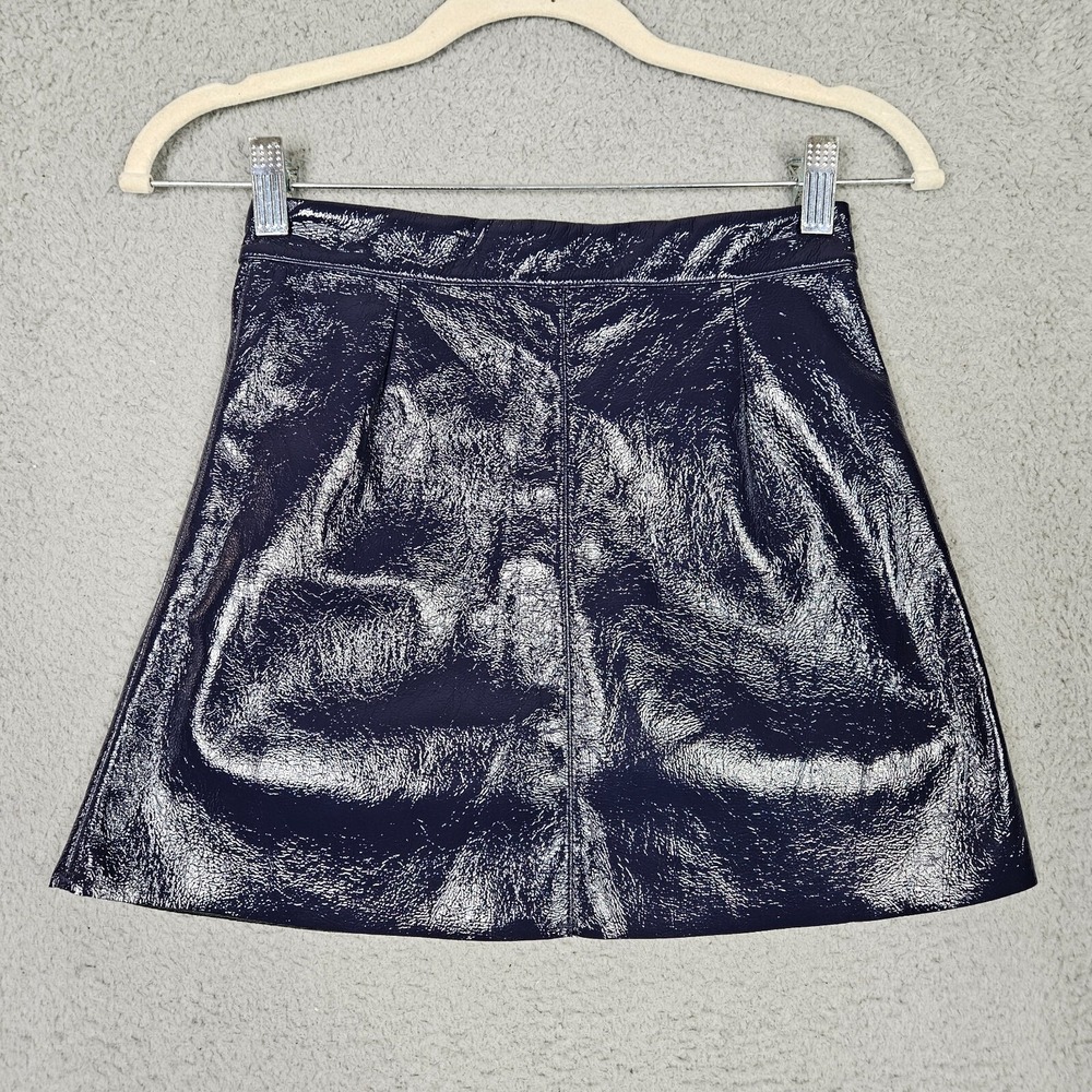 Tucker Tate Girl's Navy Peacoat Front Zip Mini Skirt Size 10 NEW